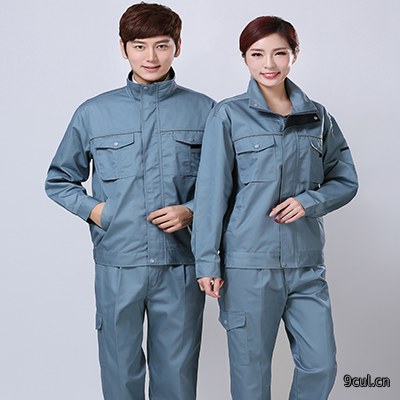 春秋长袖工作服深灰